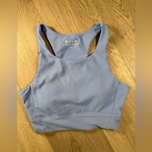 Women’s WILO athletic bra large light blue stylish trendy sporty